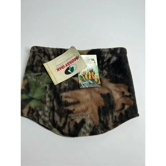 NWT Mossy Oak Fleece Face Mask Brown Duck Lined - Picture 2 of 9